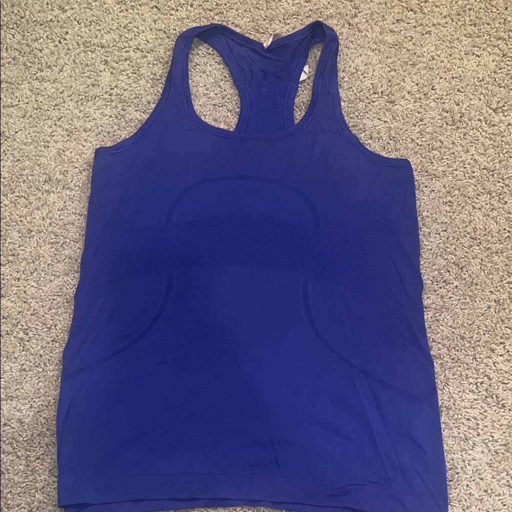 lululemon athletica Royal Blue Tank Top